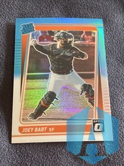 Joey Bart 2021 Donruss Optic RC Rated Rookie Carolina Blue & White Prizm #36
